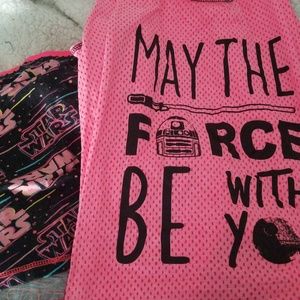 Star wars 3x pajama tank top and shorts